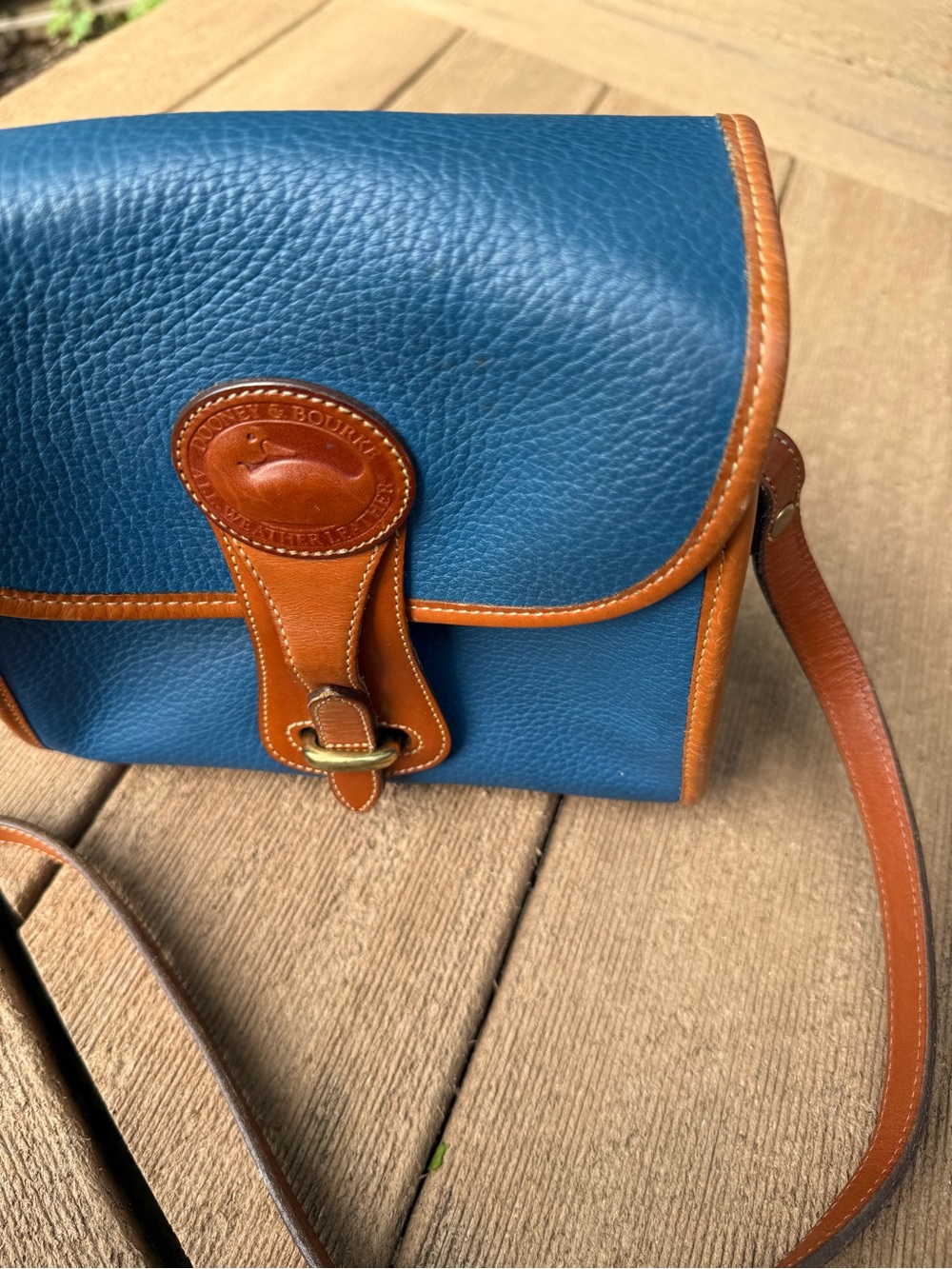Dooney & Bourke Essex Collection Crossbody Bag In French Blue - Picture 1 of 16
